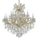 Maria Theresa 19 Light Swarovski Strass Crystal Gold Chandelier - Chandeliers