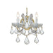 Maria Theresa 2 Light Clear Crystal Gold Sconce - Wall Sconce