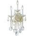 Maria Theresa 3 Light Swarovski Strass Crystal Gold Sconce - Wall Sconce