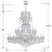 Maria Theresa 37 Light Clear Crystal Polished Chrome Chandelier - Chandeliers