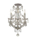 Maria Theresa 4 Light Elements Crystal Polished Chrome Ceiling Mount - Semi-Flushmounts
