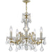 Maria Theresa 5 Light Gold Mini-Chandelier - Chandeliers