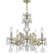 Maria Theresa 5 Light Gold Mini-Chandelier - Chandeliers