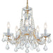 Maria Theresa 5 Light Spectra Crystal Gold Chandelier - Chandeliers