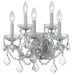 Maria Theresa 5 Light Spectra Crystal Polished Chrome Sconce - Wall Sconce