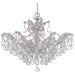 Maria Theresa 6 Light Swarovski Strass Crystal Polished Chrome Chandelier - Chandeliers