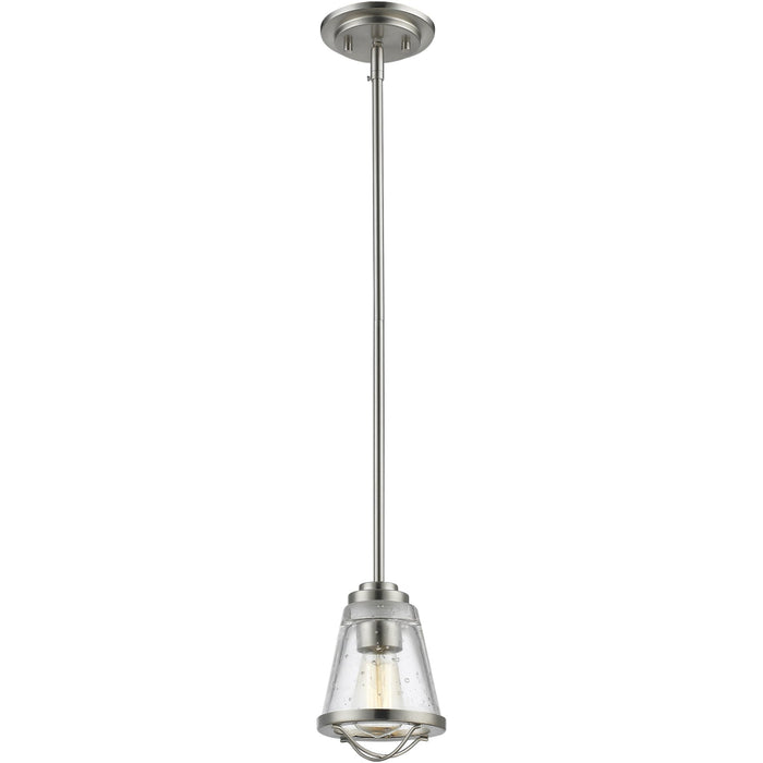 Mariner Brushed Nickel Mini-Pendant | theLightShop