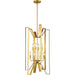 Marsala Polished Metallic Gold Pendant | theLightShop