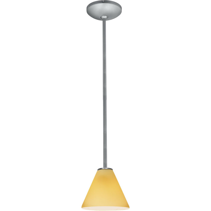Martini Brushed Steel LED Pendant - Pendants
