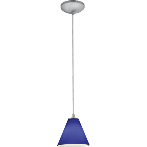 Martini Brushed Steel Pendant - Pendants
