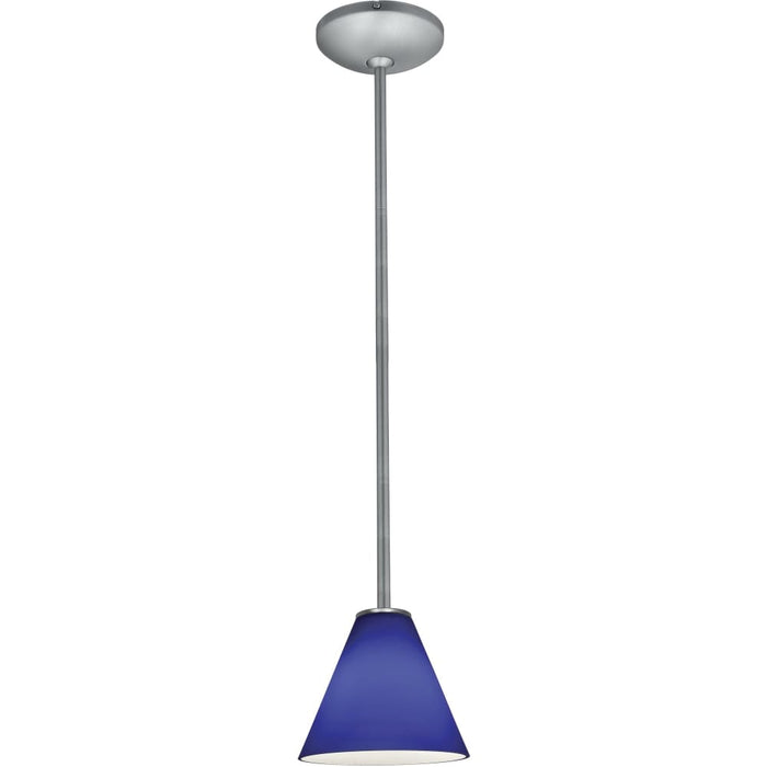 Martini Brushed Steel Pendant - Pendants