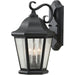 Martinsville Black Outdoor Wall Lantern - Outdoor Wall Sconce
