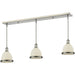 Mason Brushed Nickel Island Billiard Pendant | theLightShop