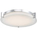 Matrix Chrome 1 Light LED Flushmount - Flushmounts