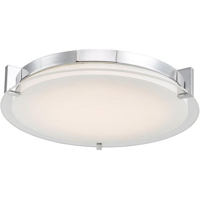 Matrix Chrome 1 Light LED Flushmount - Flushmounts