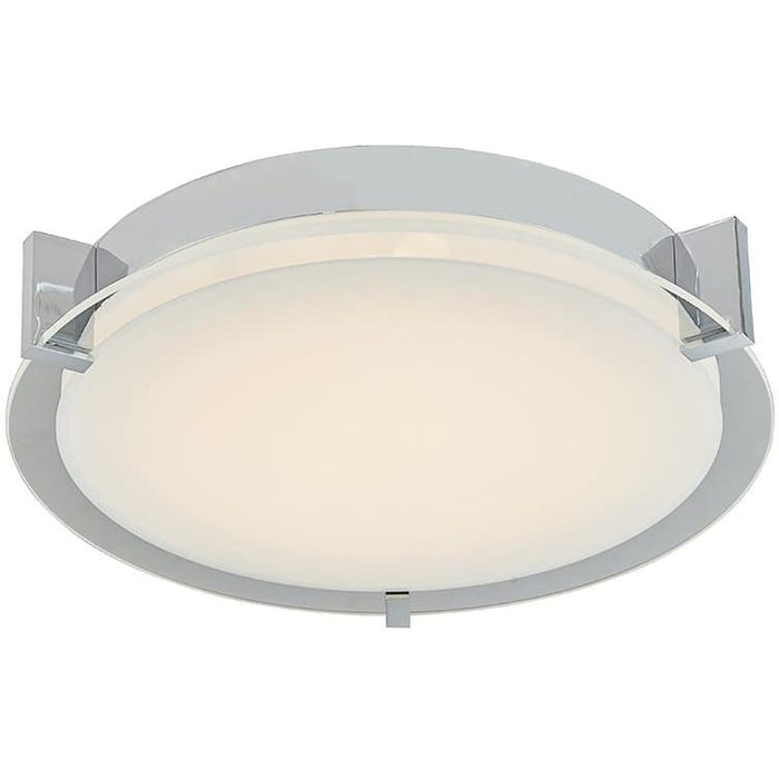 Matrix Chrome 1 Light LED Flushmount - Flushmounts