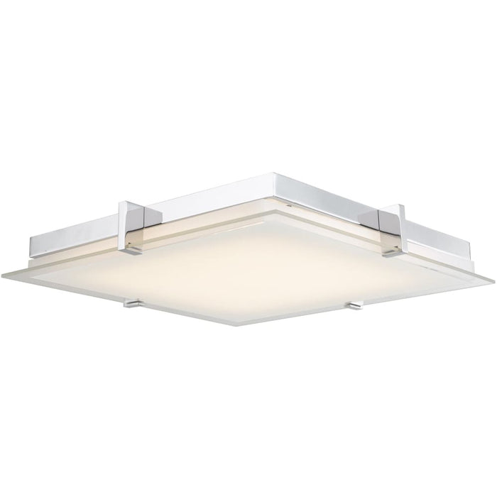 Matrix Chrome 1 Light LED Flushmount - Flushmounts