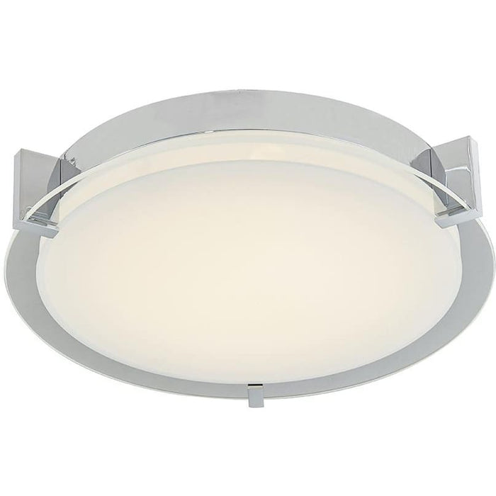 Matrix Chrome 1 Light LED Flushmount - Flushmounts