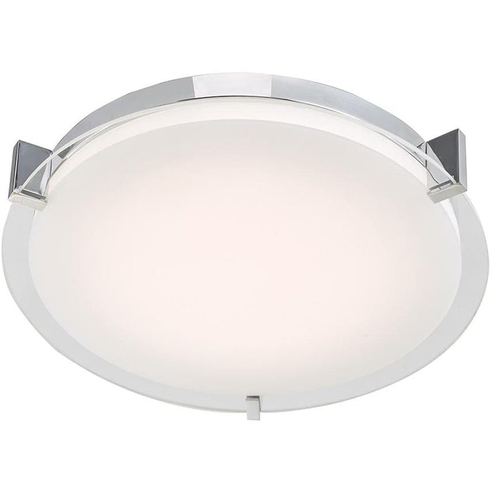 Matrix Chrome 2 Light LED Flushmount - Flushmounts