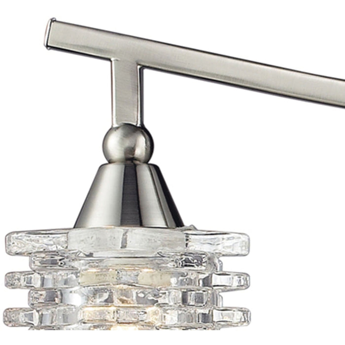 Matrix Satin Nickel Vanity Light - Bath & Vanity