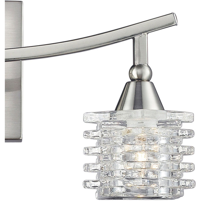 Matrix Satin Nickel Vanity Light - Bath & Vanity