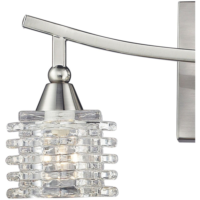 Matrix Satin Nickel Vanity Light - Bath & Vanity