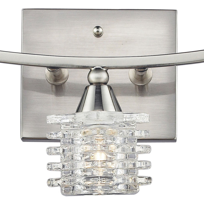 Matrix Satin Nickel Vanity Light - Bath & Vanity