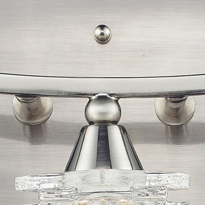 Matrix Satin Nickel Vanity Light - Bath & Vanity