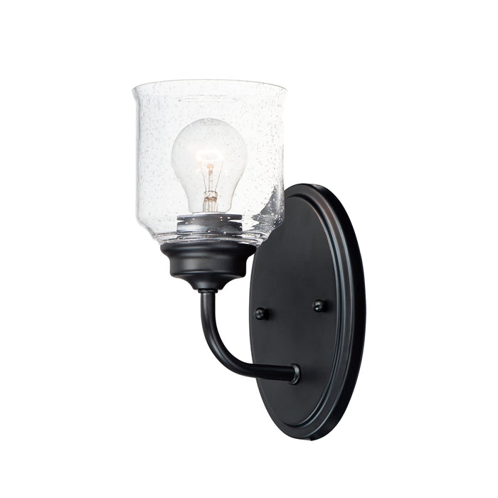 Maxim Acadia Black 1 Light Wall Sconce 12261CDBK