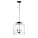 Maxim Acadia Black 3 Light Pendant 12273CDBK
