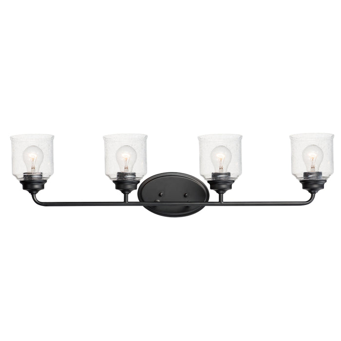 Maxim Acadia Black 4 Light Bath Vanity 12264CDBK