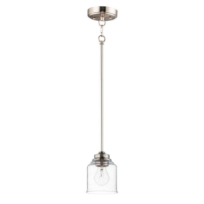 Maxim Acadia Satin Nickel 1 Light Pendant 91260CDSN