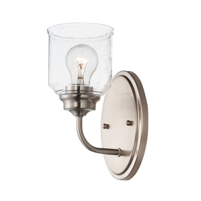 Maxim Acadia Satin Nickel 1 Light Wall Sconce 12261CDSN
