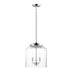 Maxim Acadia Satin Nickel 3 Light Pendant 12273CDSN