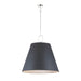 Maxim Acoustic Polished Nickel 1 Light Pendant 14438BKPN