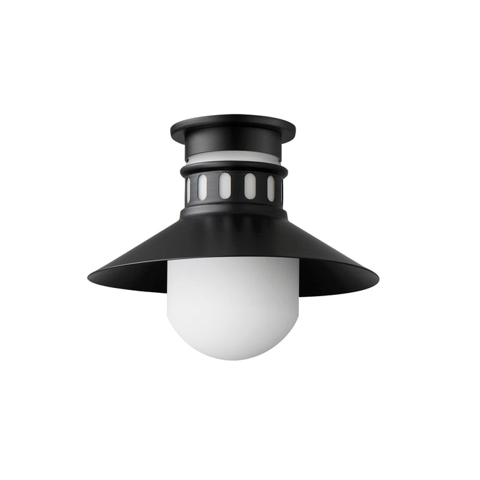 Maxim Admiralty Black 1 Light Outdoor Flushmount 35120SWBK