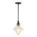 Maxim Adorn Black Burnished Brass 1 Light Pendant 11555BKBUB