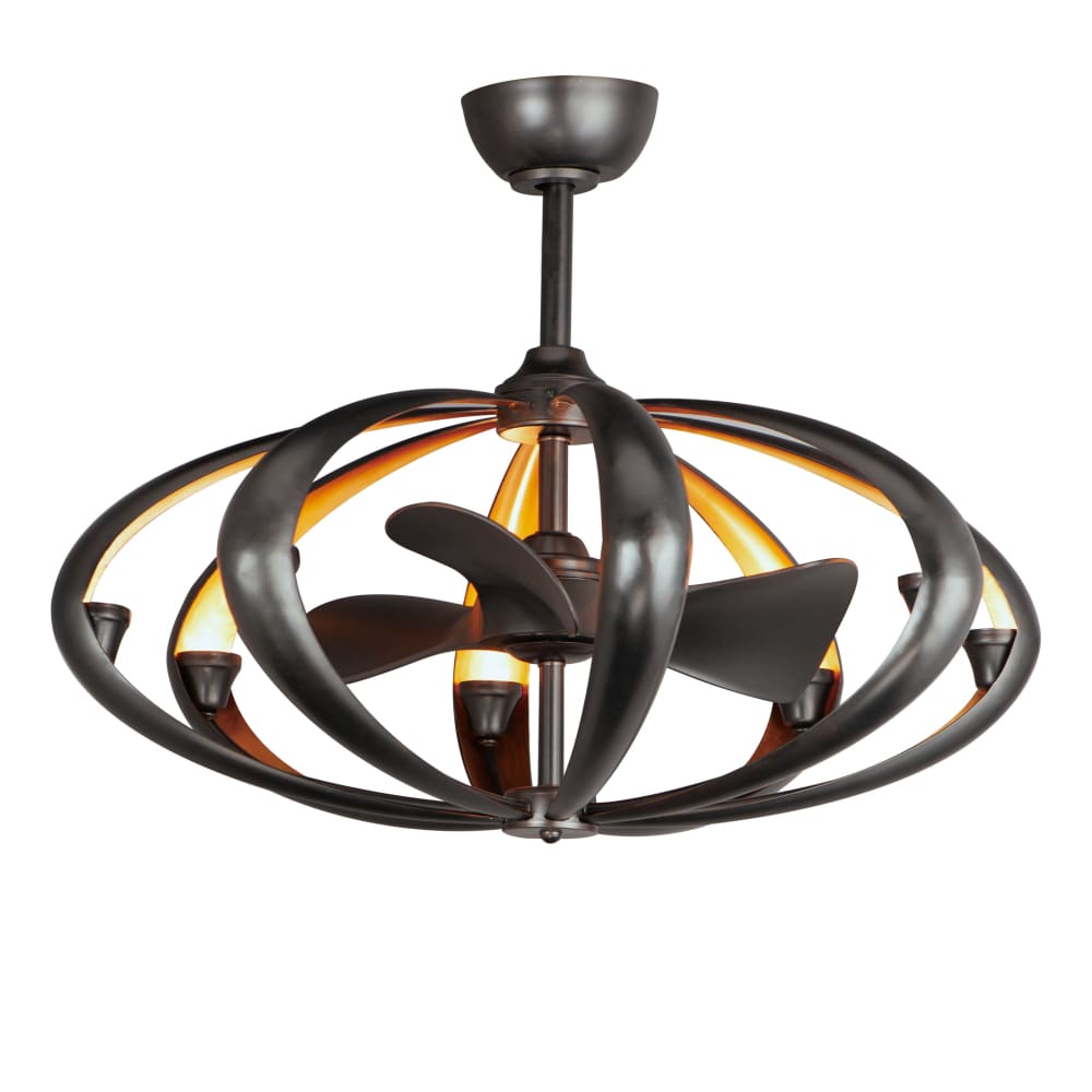 Maxim Ambience Bronze Gold LED 8 Light Fandelight 61009BZGLD