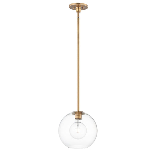 Maxim Branch Natural Aged Brass 1 Light Pendant 38419CLNAB