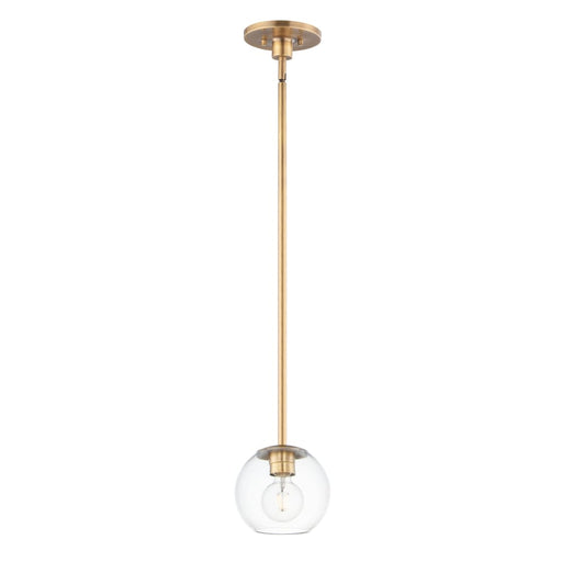 Maxim Branch Natural Aged Brass 1 Light Pendant 98410CLNAB