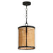 Maxim Cane Black 1 Light Pendant 14471NABK - Pendants