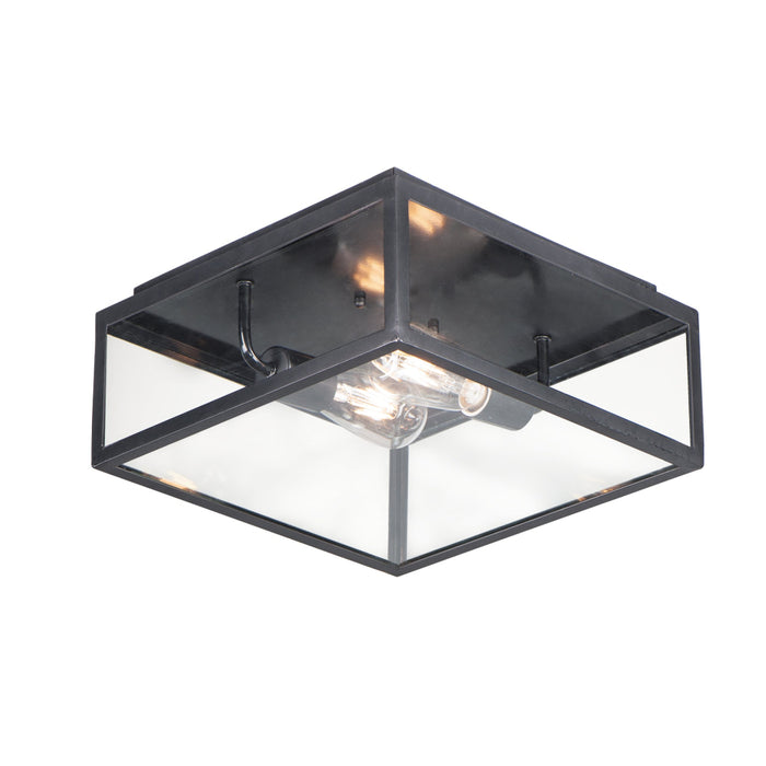 Maxim Catalina Dark Bronze 2 Light Outdoor Flushmount 30098CLDBZ