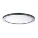 Maxim Chip Satin Nickel 1 Light LED Flushmount 57692WTSN