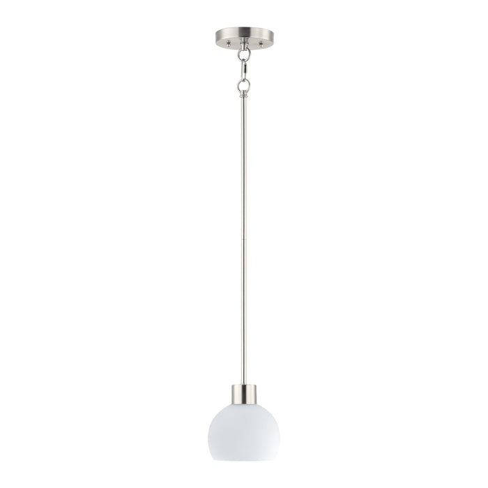 Maxim Coraline Satin Nickel 1 Light Mini-Pendant 91270SWSN