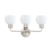 Maxim Coraline Satin Nickel 3 Light Bath Vanity 11273SWSN