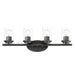 Maxim Corona Black 4 Light Bath Vanity 10214CLBK