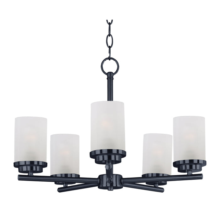 Maxim Corona Black 5 Light Chandelier 10205FTBK