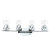 Maxim Corona Polished Chrome 4 Light Bath Vanity 10214CLPC