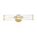 Maxim Crosby Satin Brass 2 Light Wall Sconce 11472CRSBR