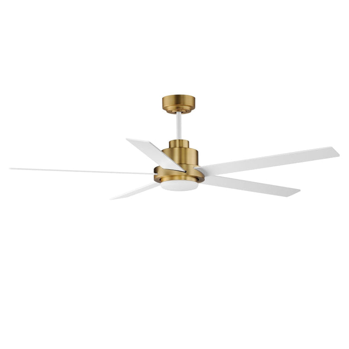 Maxim Daisy Natural Aged Brass LED 1 Light Indoor Ceiling Fan 88826WTNAB - Indoor Ceiling Fans